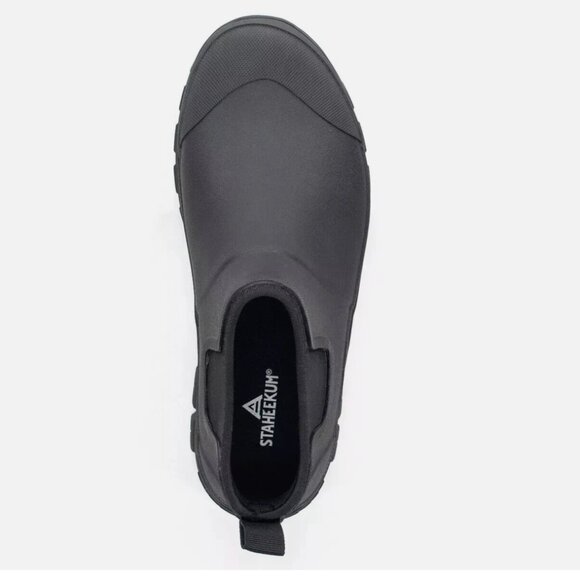 Staheekum Men's Ankle Rain Boots - BLACK Size 11 - Picture 5 of 6